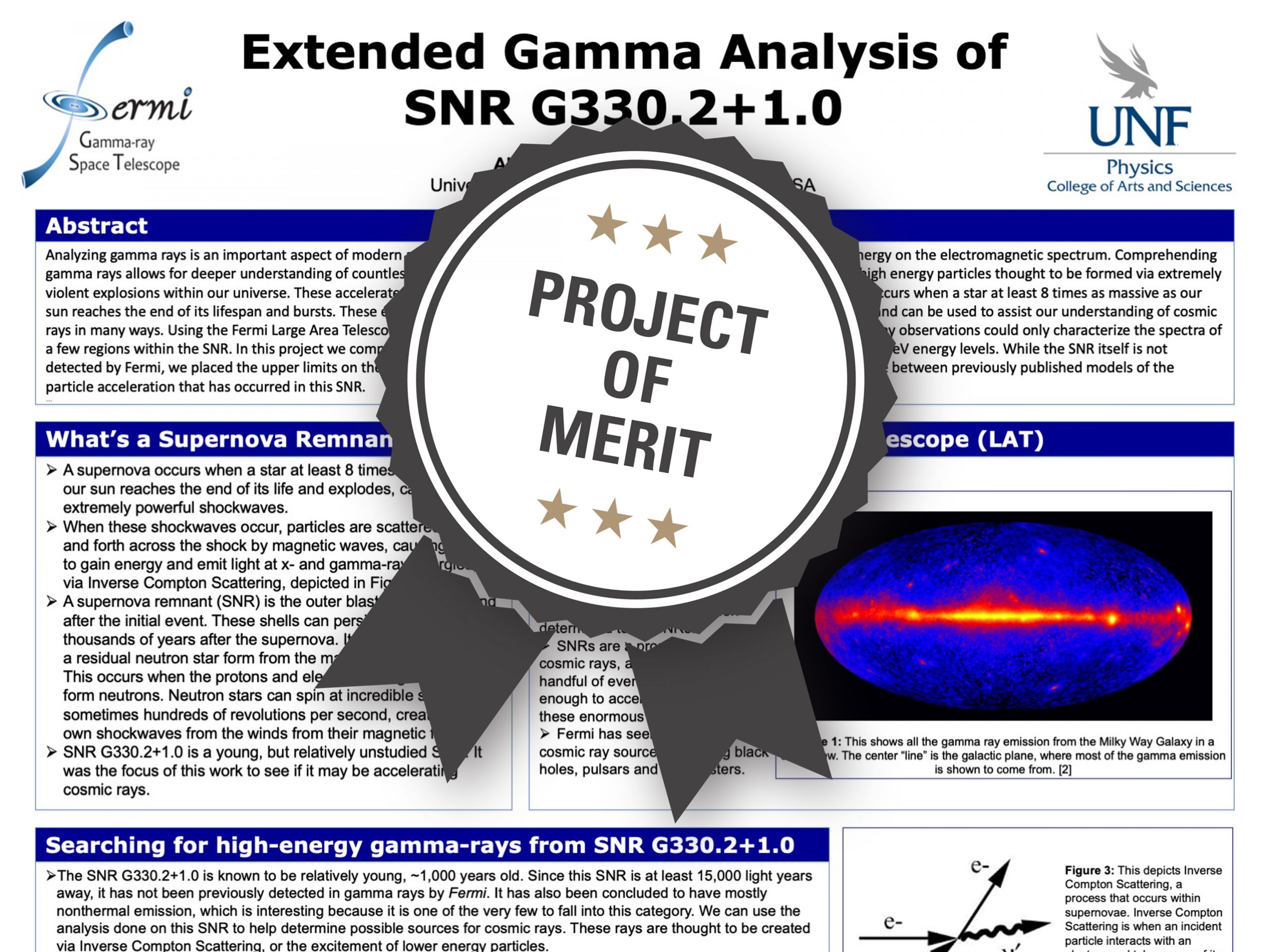 Extended Gamma Analysis of SNR G330.2+1.0 Project of Merit poster